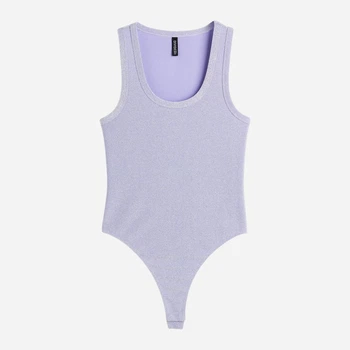 Боди-майка женская H&M 1117022001c30 XS Фиолетовая (1000000051874)
