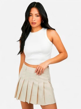 Спідниця жіноча Boohoo GZZ85877_св.беж_01 44 Світло-бежева (KAY2000001576694)