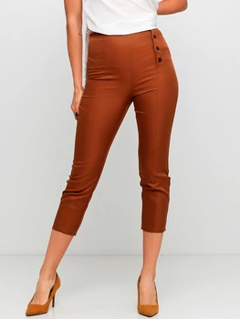 Брюки женские Boohoo RF1132213_07 34 Коричневые (KAY2000000544496)