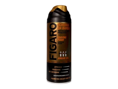 Пена для бритья Figaro с аргановым маслом для гладкого бритья e schiuma da barba argan oil, 400 мл