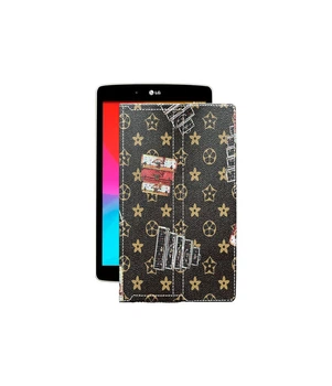 Чохол з екошкіри для планшету LG G Pad 8.0 (v490) Луі-Вітон-коричневий