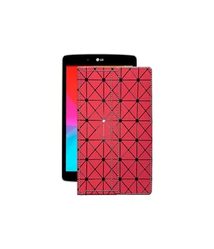 Чохол з екошкіри для планшету LG G Pad 8.0 (v490) Червоний ромб