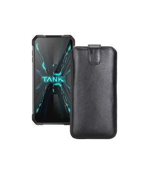 Витяжка з екошкіри для телефону Unihertz Tank 2 Pro Чорний