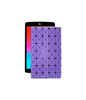 Чохол з екошкіри для планшету LG G Pad 8.0 (v490) Фіолетовий ромб
