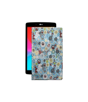 Чохол з екошкіри для планшету LG G Pad 8.0 (v490) Кола-кольорові
