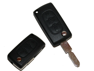 Корпус выкидного ключа для Peugeot 307, 308, 407, 607 3 кнопки