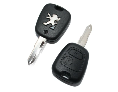 Заготовка ключа для Peugeot 2 кнопки лезвие NE72