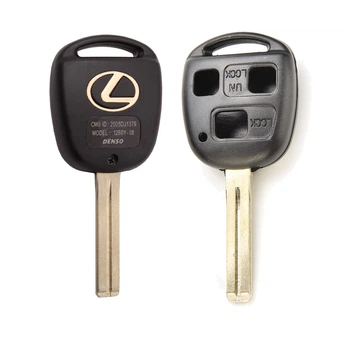 Заготовка корпус ключа LEXUS (Лексус) RX, GX, LX, IS, GS, ES, LS, SC - 3 кнопки, лезвие TOY48