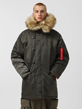 Парку чоловіча Airboss Discovery Parka 177001033221 4XL Сіра (608275044981)