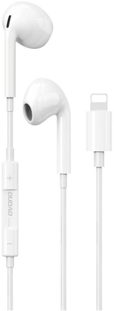 Навушники Dudao X14PROL-W1 In-Ear Lightning White (6973687244132)