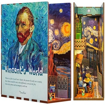 Збірна модель Tonecheer 3D Led Book Vincent`s World TQ113 (6971683351137)