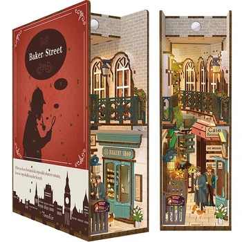 Збірна модель Tonecheer 3D Led Book Baker Street TQ108 (6971683351083)