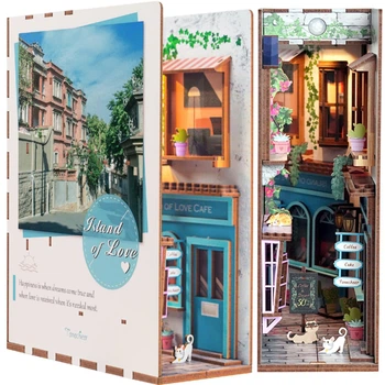 Збірна модель Tonecheer 3D Led Book Острів кохання TQ105 (6971683351052)