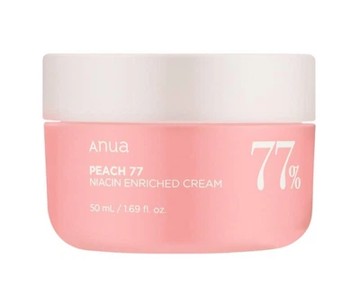 Увлажняющий крем с экстрактом персика Anua Peach 77% Niacin Enriched Cream, 50 мл