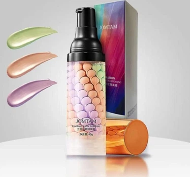 Трехцветная база под макияж Jomtam Isolation Three Color Grooming 40 г