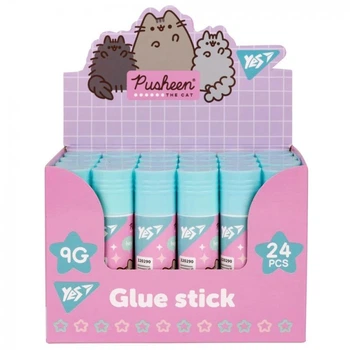 Клей-карандаш Yes 9г PVA "Pusheen" 320290