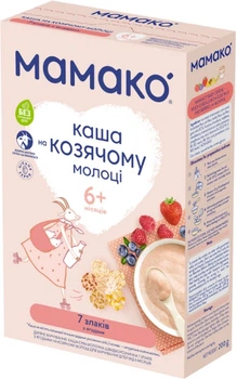 Молочна каша MAMAKO 7 злаків з ягодами на козячому молоці 200 г (8437022039558)
