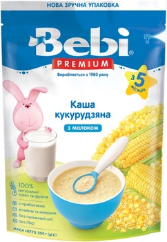Каша молочна Bebi Кукурудзяна з 5 місяців 200 г (8606019654412)