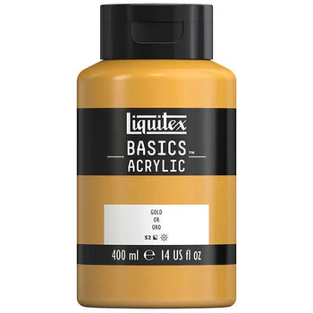 Фарба акрилова Liquitex Basics Acrylic Paint Gold 400 мл (887452054436)