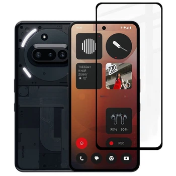 Защитное стекло Fiji Premium для Nothing Phone (3a) / (A059) полная проклейка Anti-Static черный