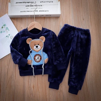 Дитячий костюм "Velvet Bear" Синій 98-104 см