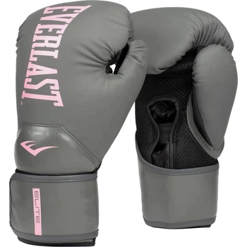 Боксерские перчатки Everlast ELITE 2 BOXING GLOVES серый Уни 10 унций P00003310 10