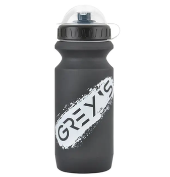 Фляга GREY'S GR15660 с защитным колпачком объем 600 мл черная с белым