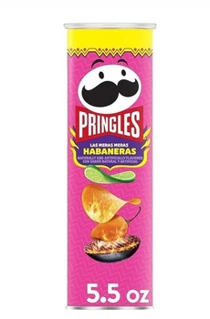 Чипсы Pringles Las Meras Meras Habaneras жгучий чили хабанеро с лаймом 158 г