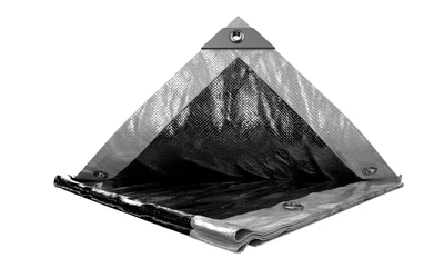 Тент MASTERTOOL SILVER/BLACK 3х5 м двухсторонний 200 г/м² 89-5305