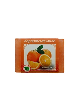 Мило ручної роботи "Апельсин" 80 г. "Карпатське Мило"