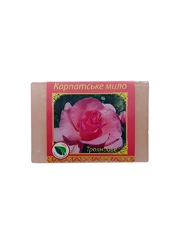 Мыло ручной работы "Розовое" 80г. "Карпатське Мило"