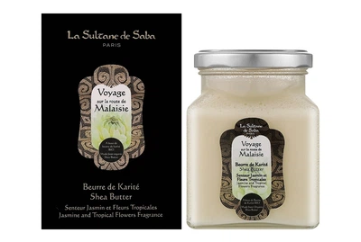 Масло карите с ароматом жасмина и тропических цветов La Sultane De Saba Malaisie Shea Butter Jasmine and Tropical Flowers 300мл