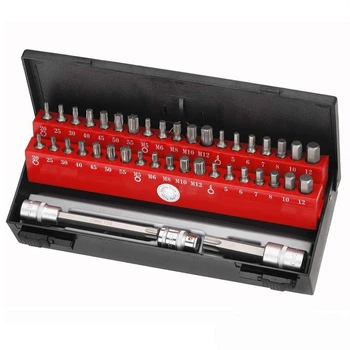 Набір біт 6-гр. Torx, Spline 44 од. (головка-біта T55, T70) 3/8" та 1/2" Force 4442C