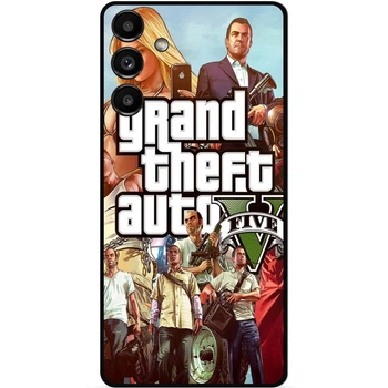Чохол силіконовий бампер Candy для Samsung A16 з картинкою ГТА GTA