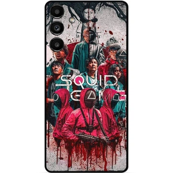 Силиконовый чехол Candy для Samsung M34 с картинкой Игра в кальмара