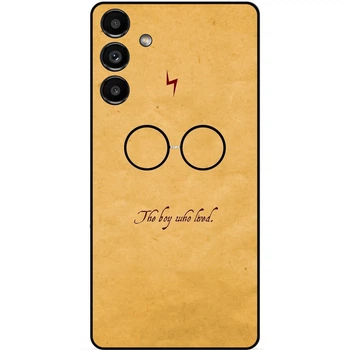 Силиконовый бампер чехол Candy для Samsung A05S с рисунком Гарри Поттер Harry Potter Очки