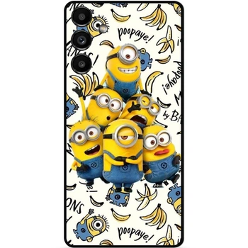 Силиконовый бампер чехол Candy для Samsung A26 с рисунком Minion Миньоны