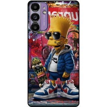 Чехол силиконовый бампер Candy для Samsung M52 с рисунком Барт Симпсон Marvel Simpsons
