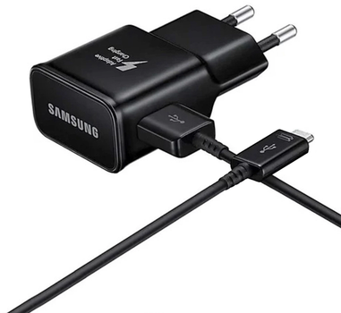 Ładowarka sieciowa Samsung EP-TA200EBE USB-A 15 W + kabel EP-DR140ABE Black (8596311080753)