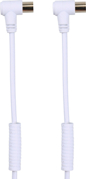 Kabel TechniSat Coaxial IEC - IEC 1.5 m White (76-4832-01)