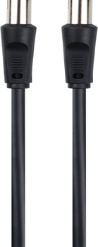 Kabel TechniSat Coaxial IEC - IEC 1.5 m Black (76-4831-01)