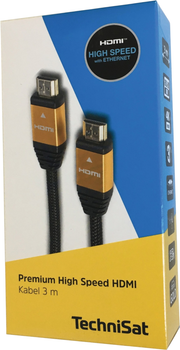 Kabel TechniSat HDMI - HDMI Premium High Speed 5 m Black (0005/7850)