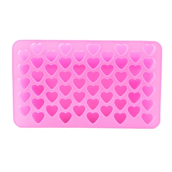 Силиконовая форма для льда CUMENSS Сердце Pink