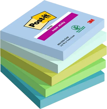 Набір паперу для нотаток 3M Post-It самоклейкий 76 x 76 мм 5 x 90 шт (4054596924284)