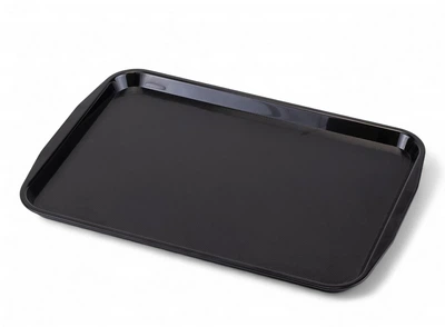 Поднос прямоугольный с ручками черный 43х31 см One Chef NK-504324