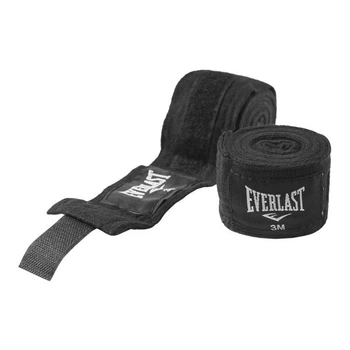 Бинти боксерські 3 метри Everlast чорний MEV-8453