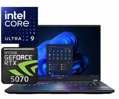 Ноутбук (2025) ігровий Gigabyte AORUS ELITE 16 Ultra 9 275HX/ 16GB / 1TB/ Win11x Licensed/ RTX5070 / 16" 165Hz