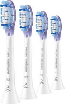 Główki szczoteczki do zębów Philips Sonicare G3 Premium Gum Care 4 szt. Białe (HX9054/87)
