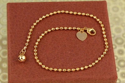 Браслет Xuping Jewelry на ногу Перлина 25 см золотистый