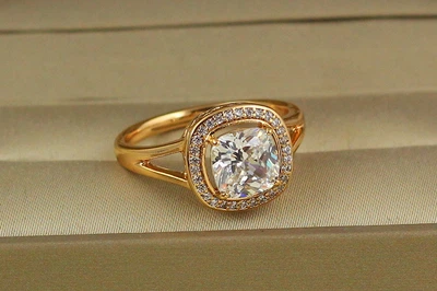 Кільце Xuping Jewelry Титан р 20 золотисте